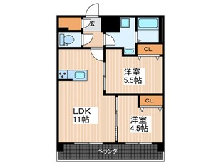 S-RESIDENCE国泰寺Iの物件間取画像